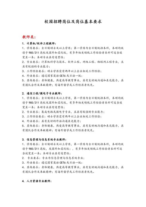 C岗位招聘要求具体有哪些?-图3 C岗位招聘要求具体有哪些?-图3