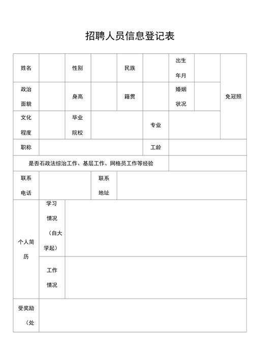 Word表格招聘如何高效筛选候选人?-图3 Word表格招聘如何高效筛选候选人?-图3