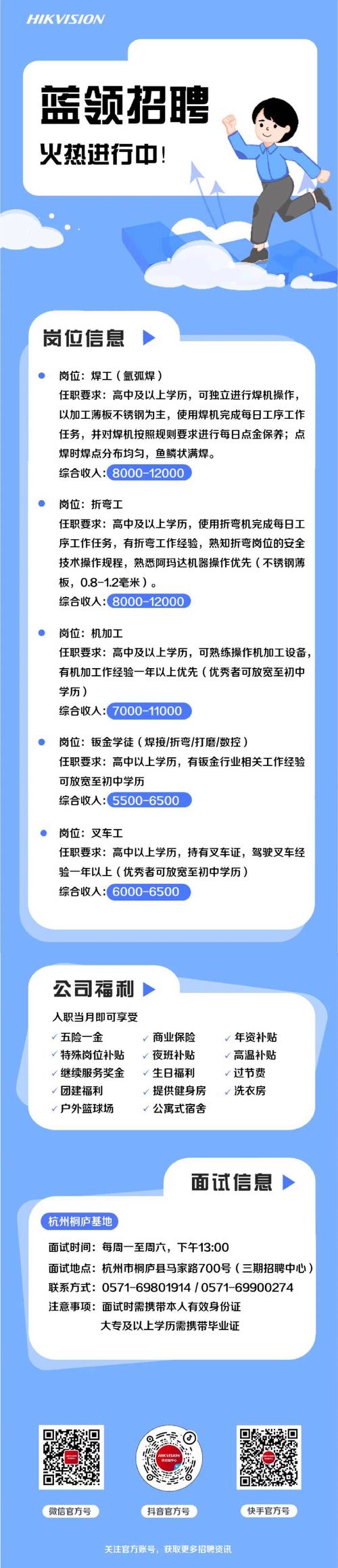 海康2017招聘有何具体要求与岗位?-图1 海康2017招聘有何具体要求与岗位?-图1