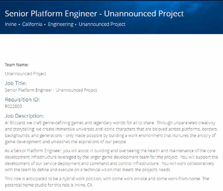 暴雪北京招聘,具体岗位和要求是什么?-图2 暴雪北京招聘,具体岗位和要求是什么?-图2