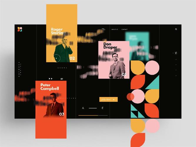 黑白配色如何让网页设计更出彩？-图1