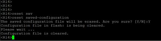 H3C如何清空配置命令行？-图1