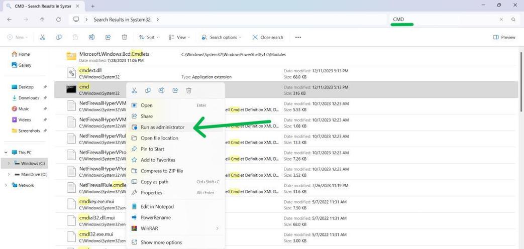 如何将命令提示符设为管理员权限?-图1 如何将命令提示符设为管理员权限?-图1