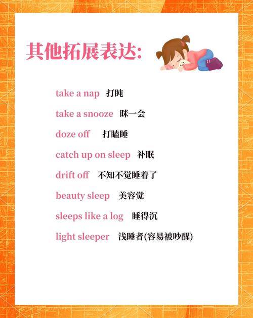 小学如何用英文讲解sleep?-图1 小学如何用英文讲解sleep?-图1