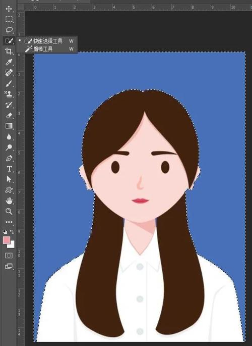 PS如何去除人物保留背景？-图2