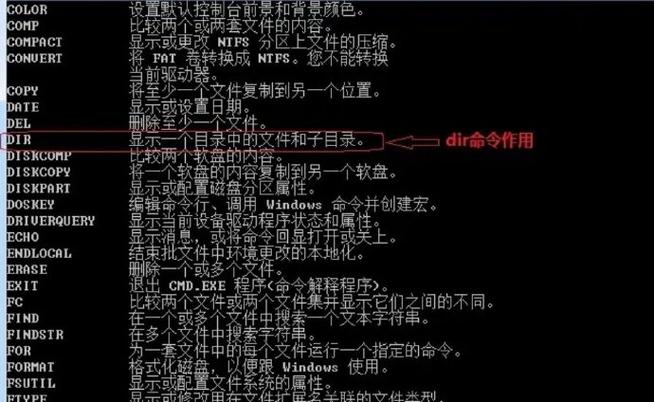 dos命令大全完整版有哪些核心命令？-图2