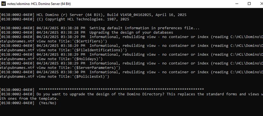 Domino数据库压缩命令如何正确使用?-图3 Domino数据库压缩命令如何正确使用?-图3