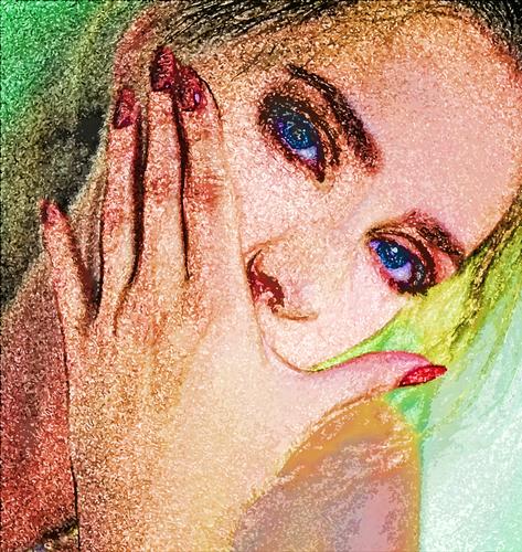 如何用PS把照片变成油画人物效果？-图3