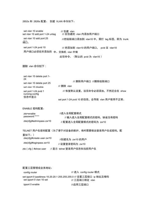 中兴9806常用命令有哪些？-图1