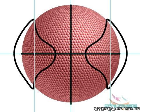 PS画篮球纹路，难在哪？步骤是怎样的？-图1