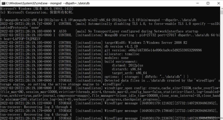 mongo启动命令行有哪些常用参数？-图2