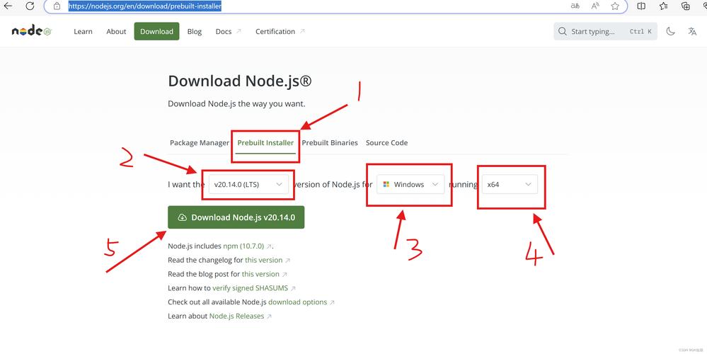 命令行安装Node.js具体步骤是什么？-图1