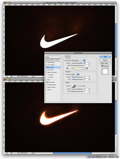 PS如何精准绘制Nike标志?-图2 PS如何精准绘制Nike标志?-图2