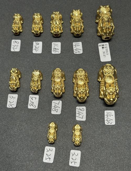 黄金貔貅重量如何准确称量?-图2 黄金貔貅重量如何准确称量?-图2