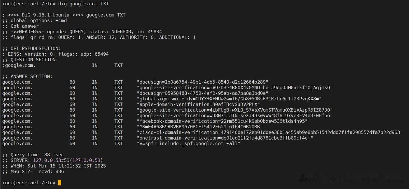 Linux查询DNS命令有哪些?-图1 Linux查询DNS命令有哪些?-图1