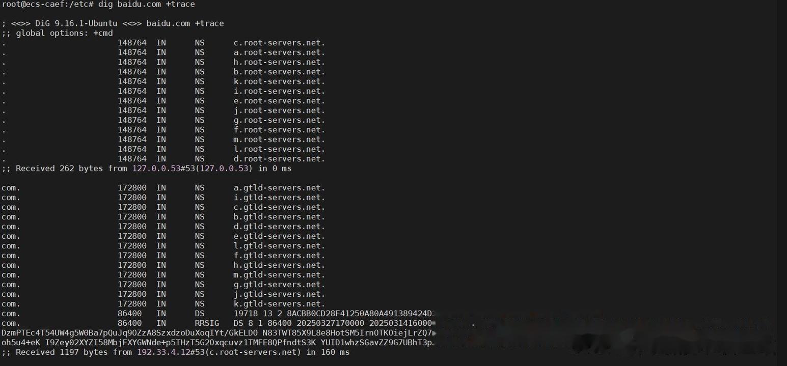Linux查询DNS命令有哪些?-图2 Linux查询DNS命令有哪些?-图2
