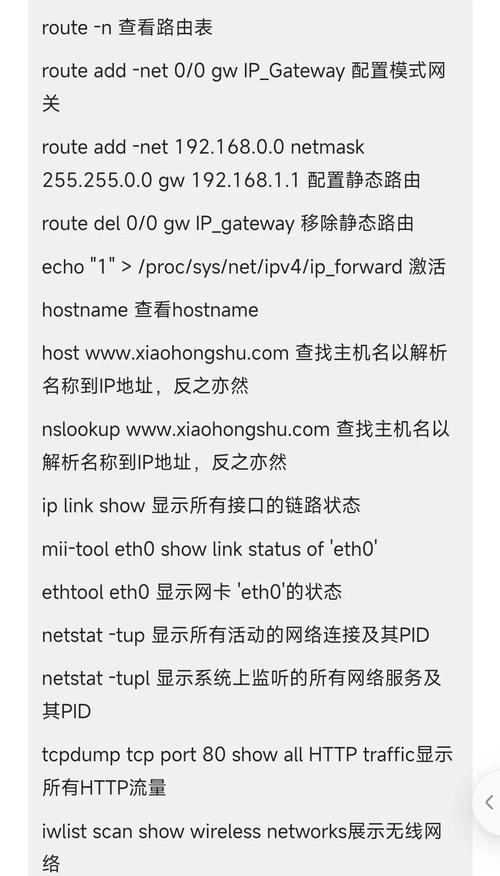 Linux网络设置命令有哪些？-图2