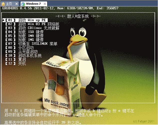 如何用grub命令启动xp系统？-图3