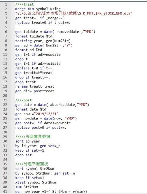 Stata命令有哪些常用语法规则?不同命令如何实现数据清洗与统计分析?-图1 Stata命令有哪些常用语法规则?不同命令如何实现数据清洗与统计分析?-图1