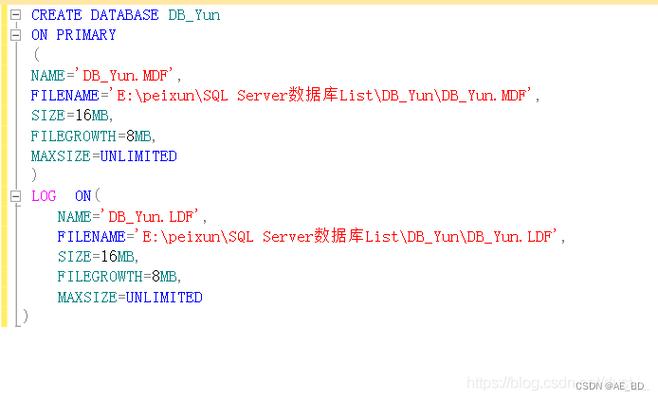 SQL命令创建数据库的语法是什么？-图1