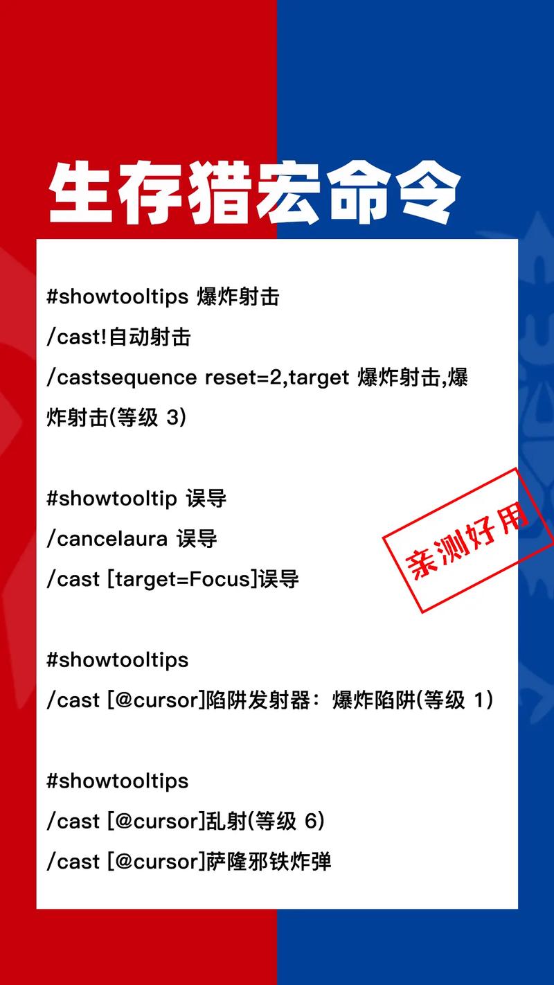 猎人宏命令有哪些实用技巧？-图1