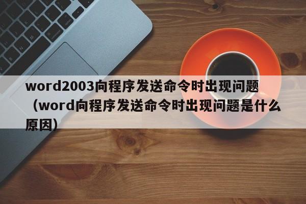 word2003向程序发送命令时出现问题（word向程序发送命令时出现问题是什么原因）-图1