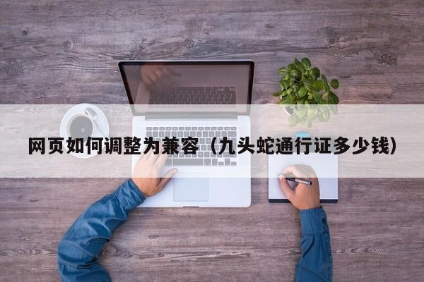 网页如何调整为兼容（九头蛇通行证多少钱）-图1